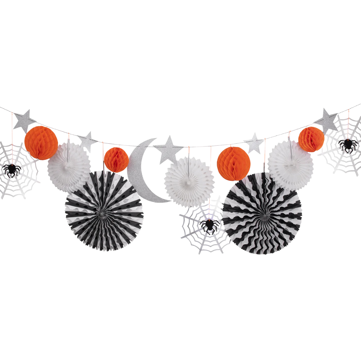 Meri Meri Halloween Honeycomb Shapes Garland