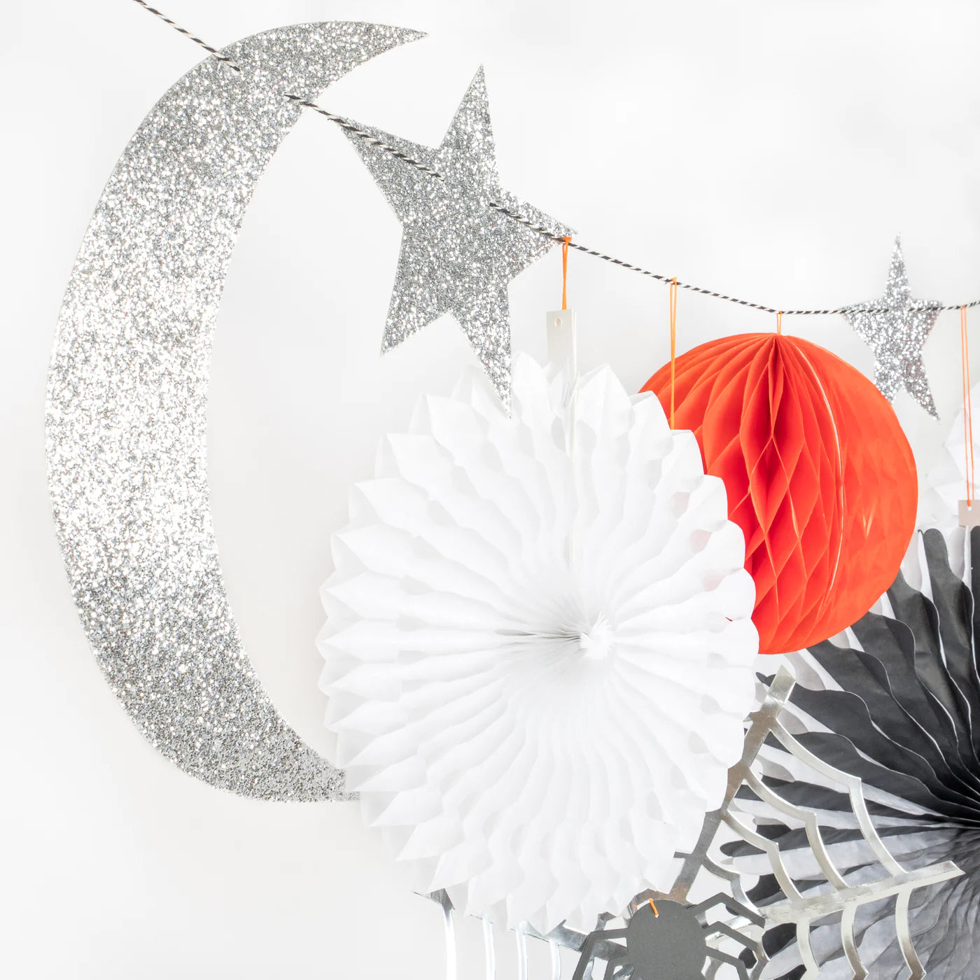 Meri Meri Halloween Honeycomb Shapes Garland