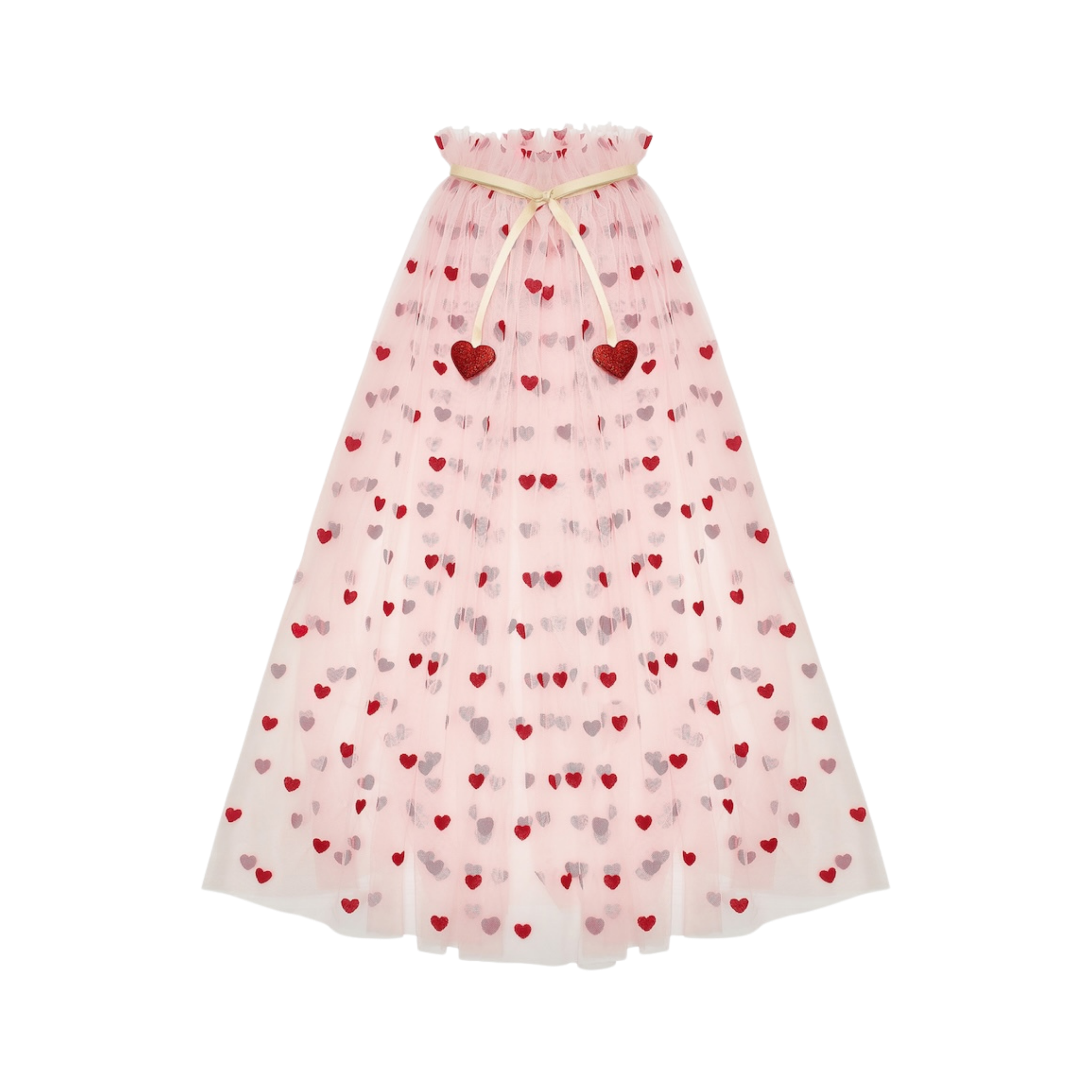Mimi & Lula Heart Print Cape