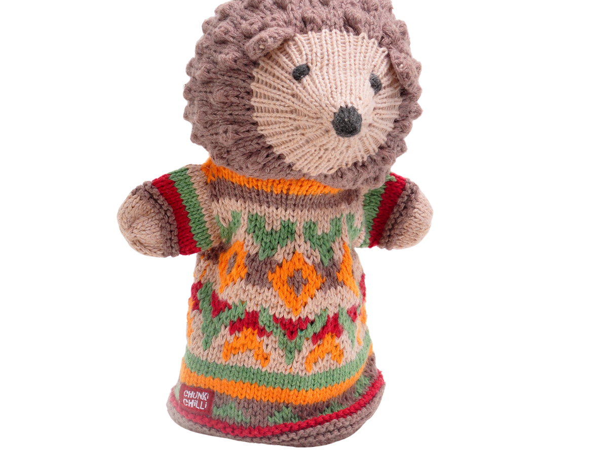 Chunki Chilli Hedgehog Hand Puppet