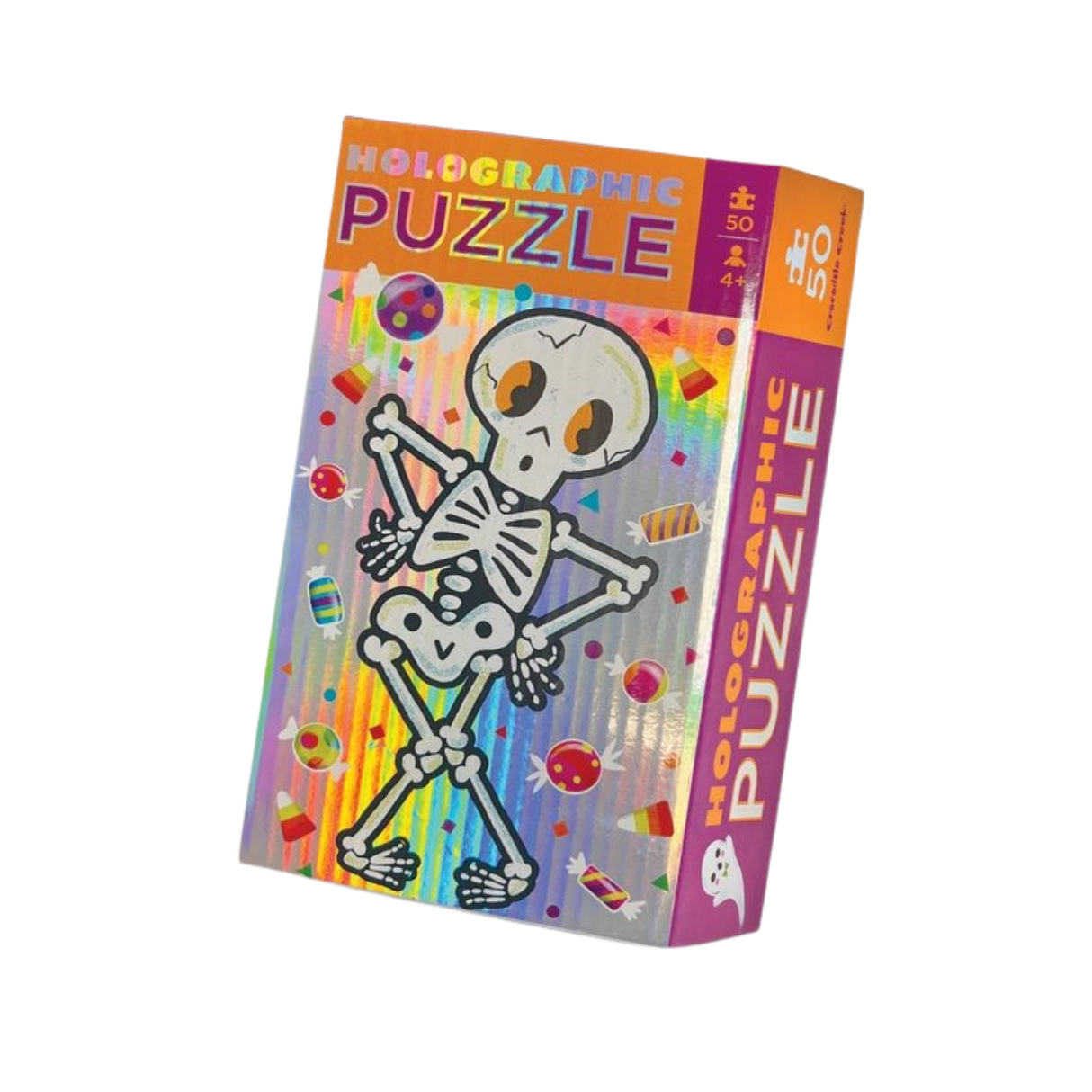Crocodile Creek 50 Piece Holographic Skeleton Puzzle