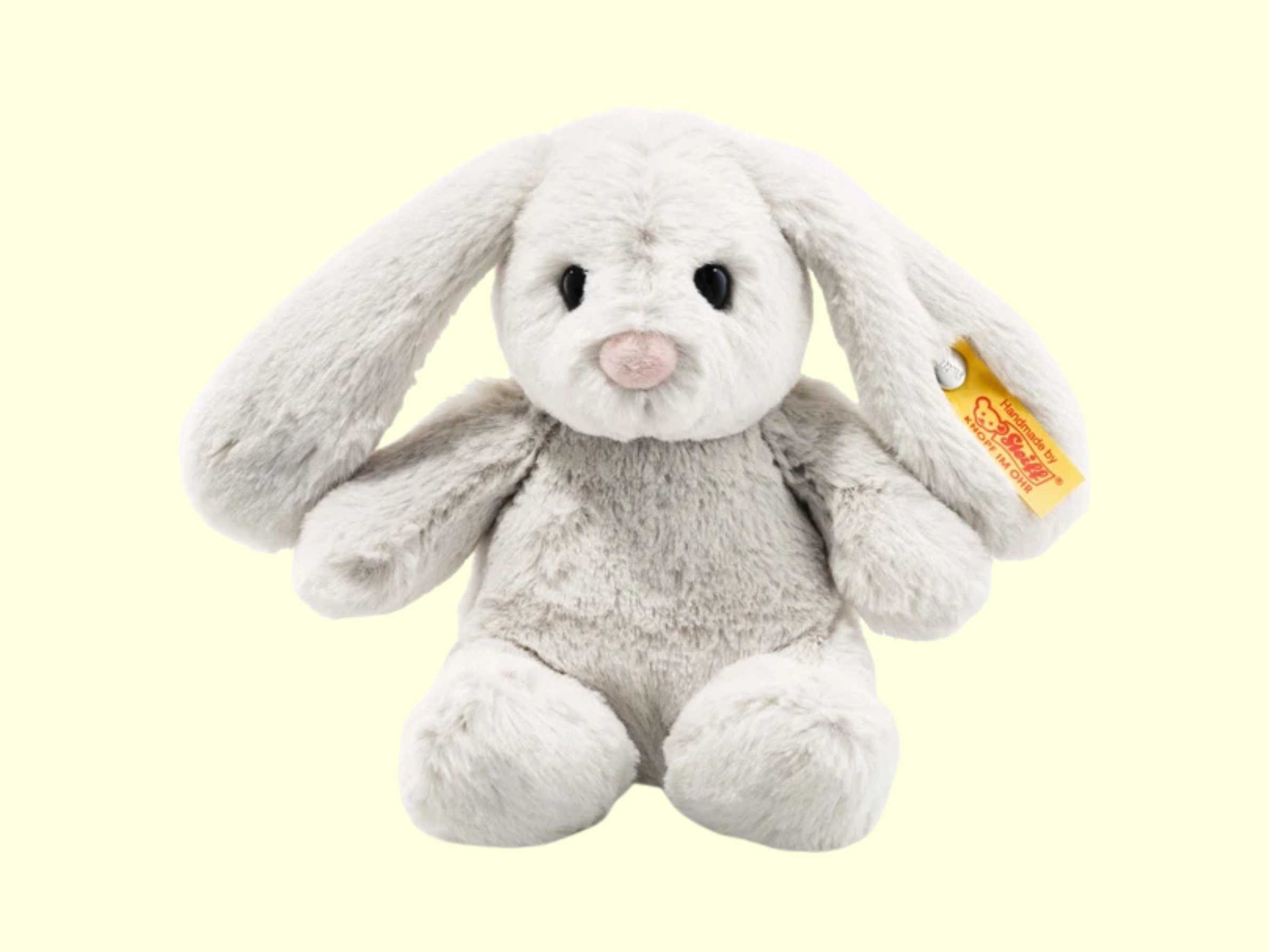 Steiff Hoppie Rabbit 18cm, Light Grey