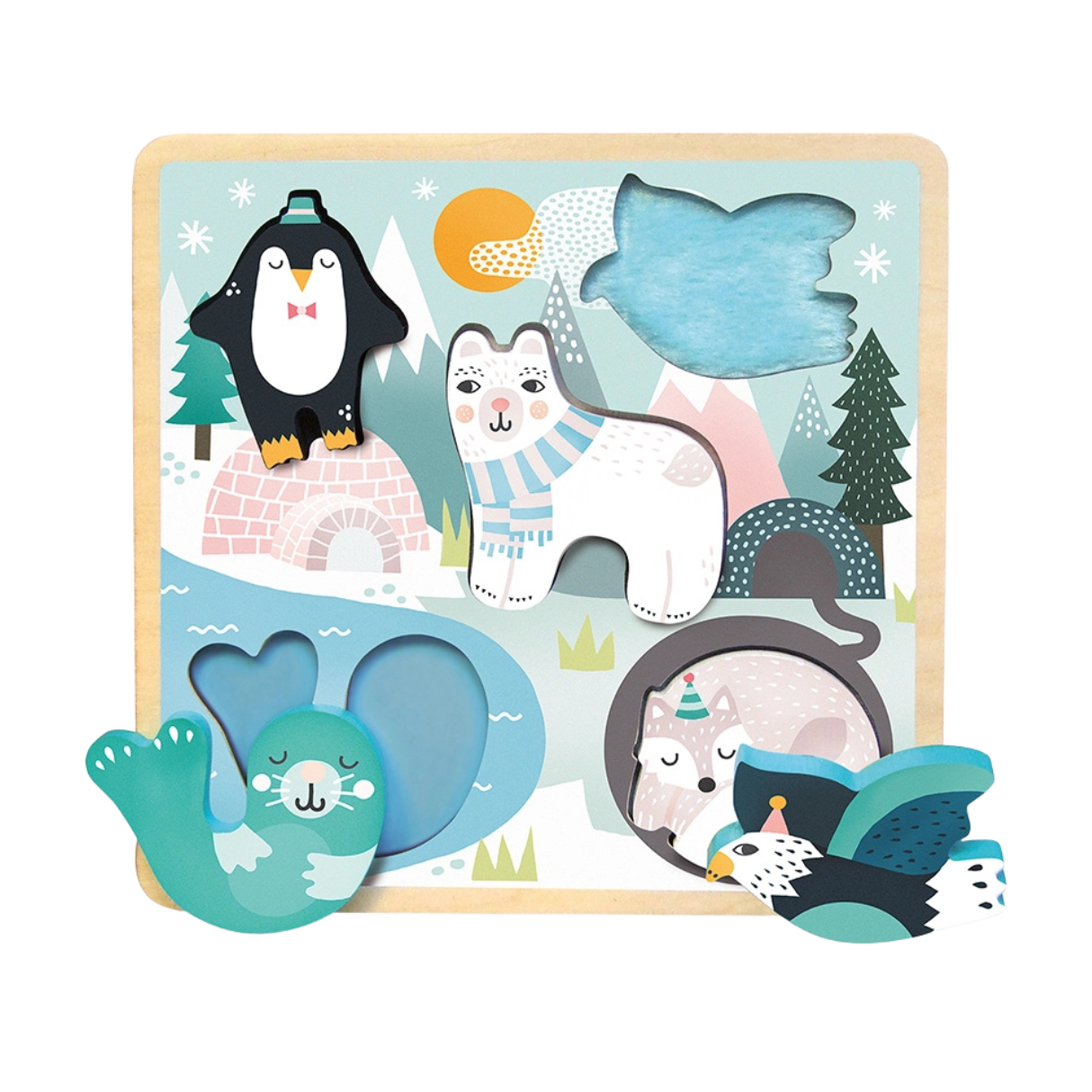 Vilac Iceland Touch n Feel Puzzle