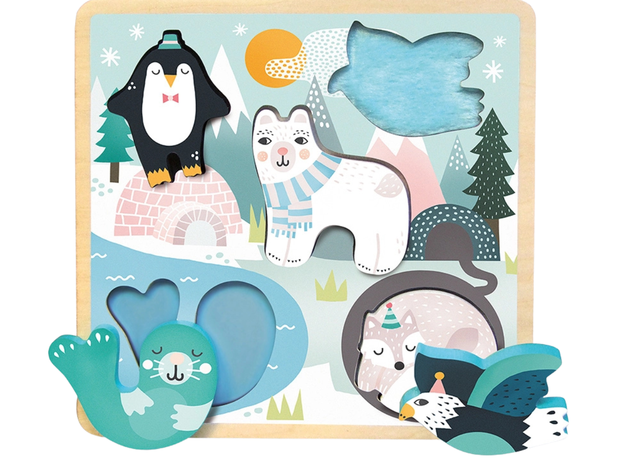 Vilac Iceland Touch n Feel Puzzle