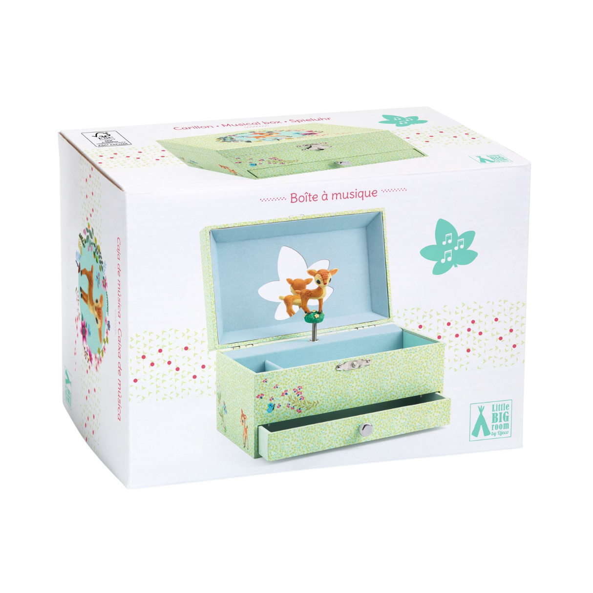 Djeco Musical Jewellery Box Large - Fawn's Song