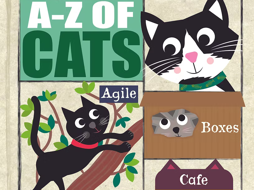 Jo & Nic's Crinkly Cloth Books - A-Z of Cats