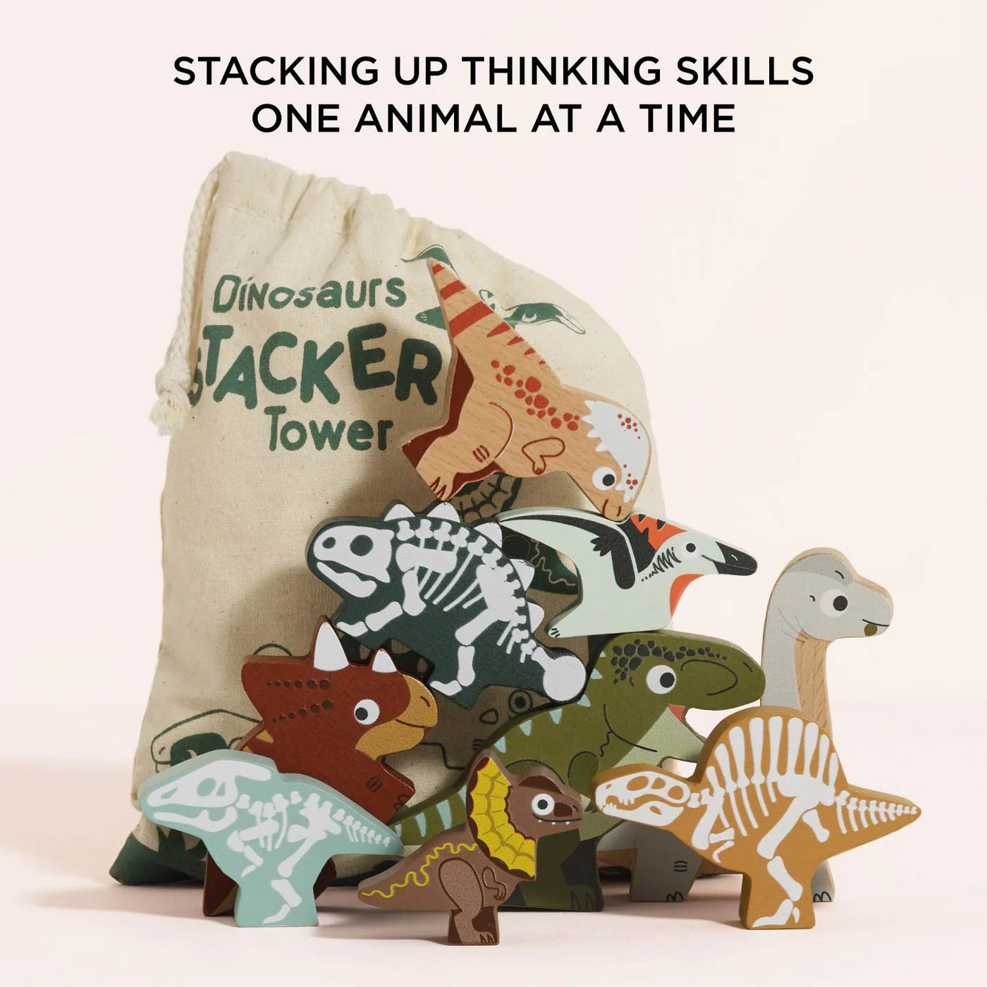 Le Toy Van Jurassic Stacking Dinosaurs