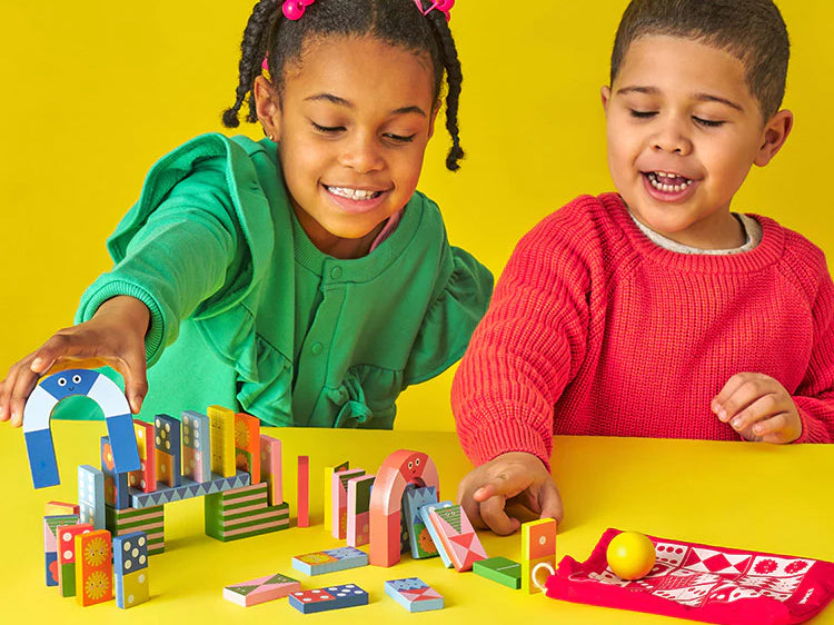 Kidoki Topple Twist Dominoes