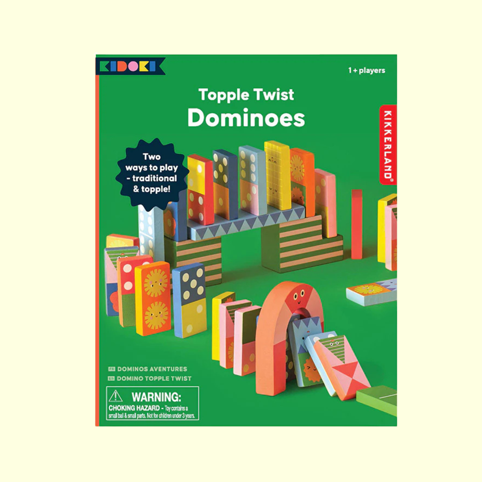 Kidoki Topple Twist Dominoes