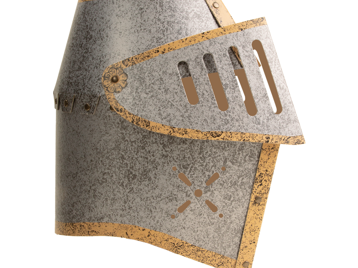 VAH Knight Helmet Silver
