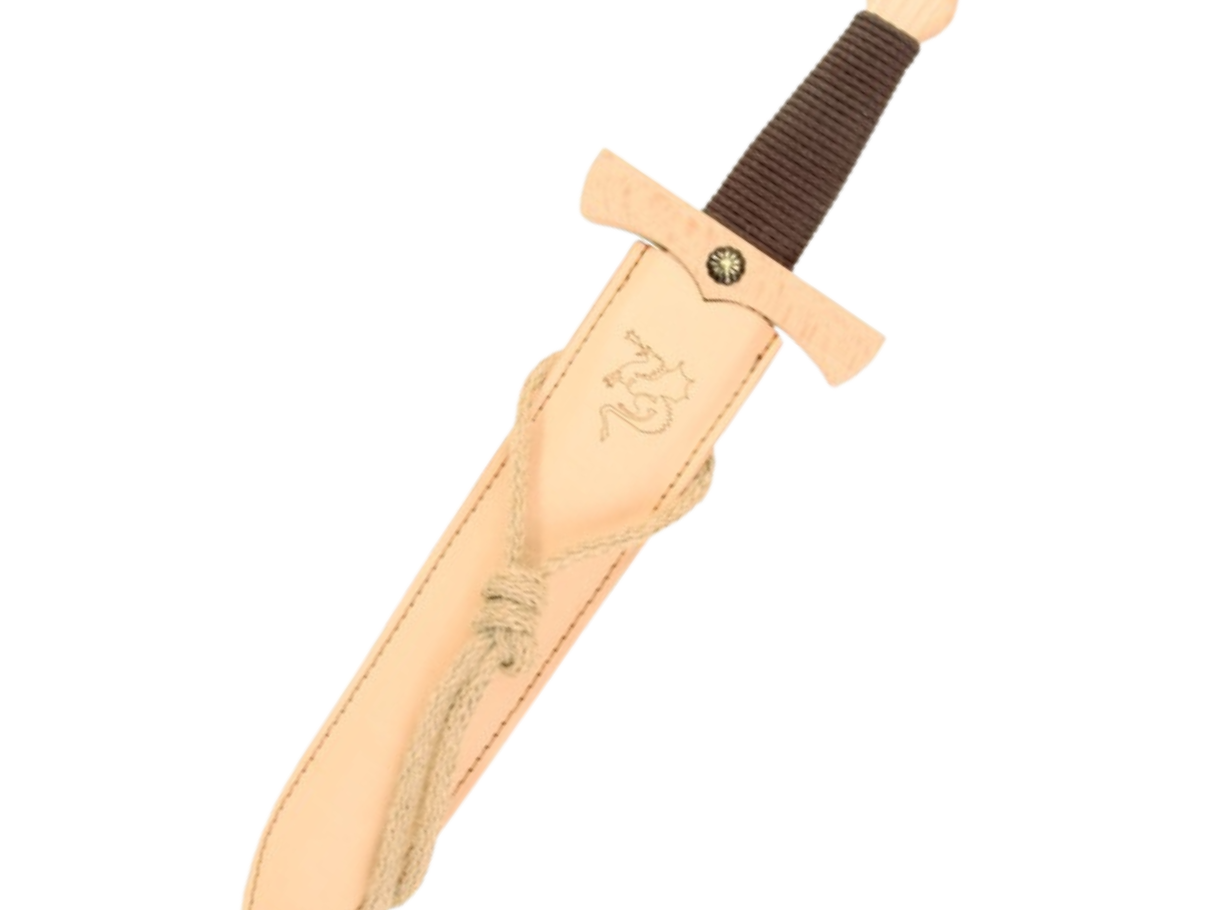 VAH Dragon Dagger Set with Leather Sheath