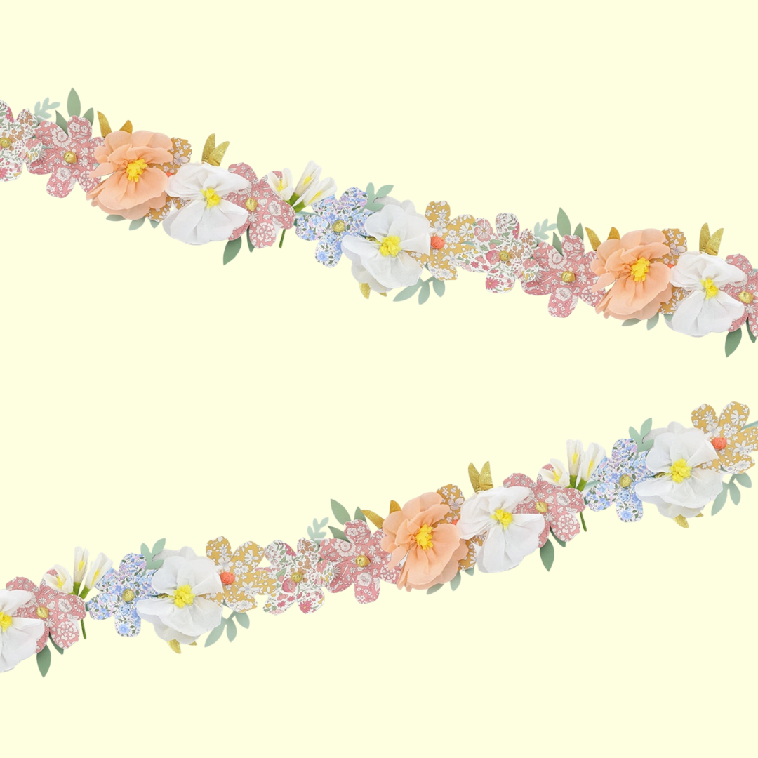 Meri Meri X Liberty Paper Flower Garland