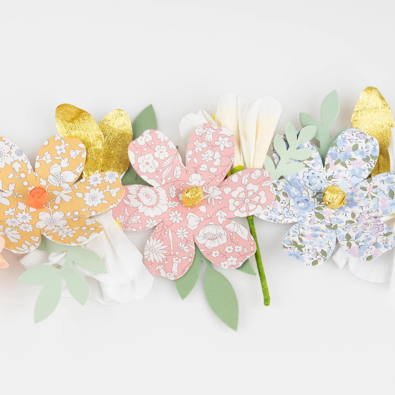 Meri Meri X Liberty Paper Flower Garland