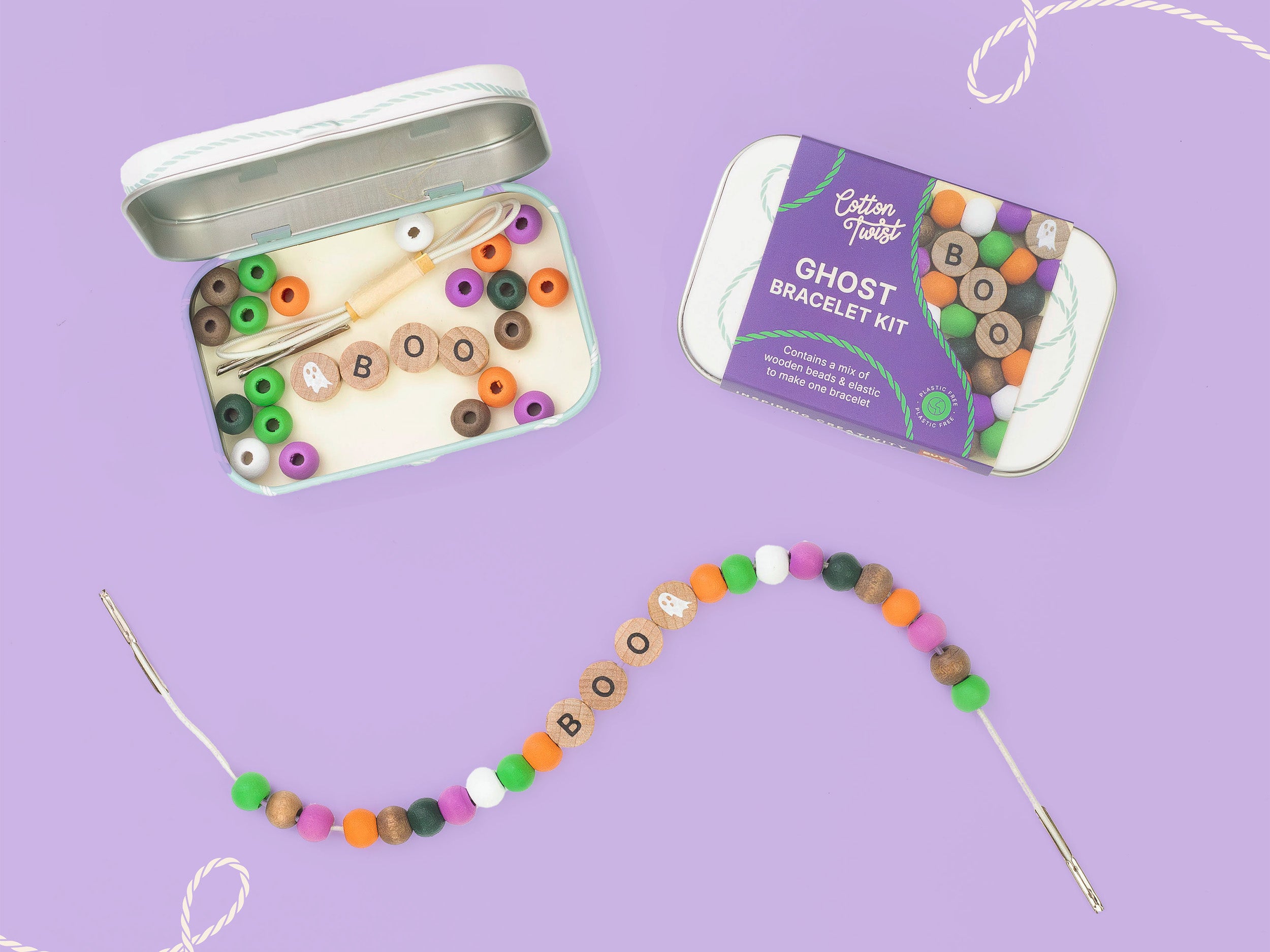 Cotton Twist Mini Ghost Bracelet Gift Kit