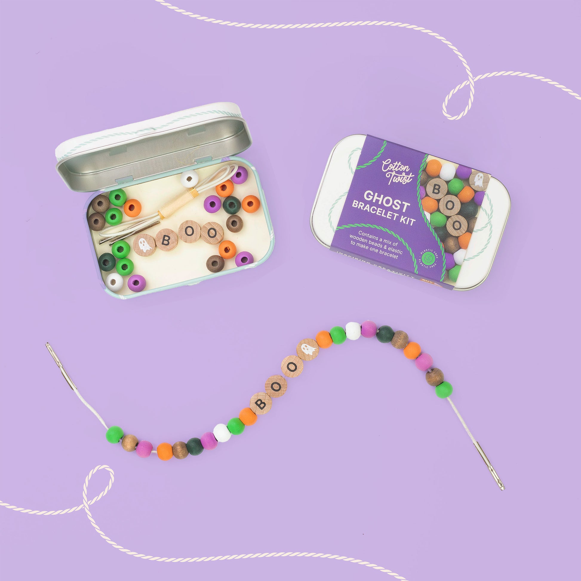 Cotton Twist Mini Ghost Bracelet Gift Kit