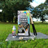 Dr. Zigs bubble kit with bottle and wand on grass