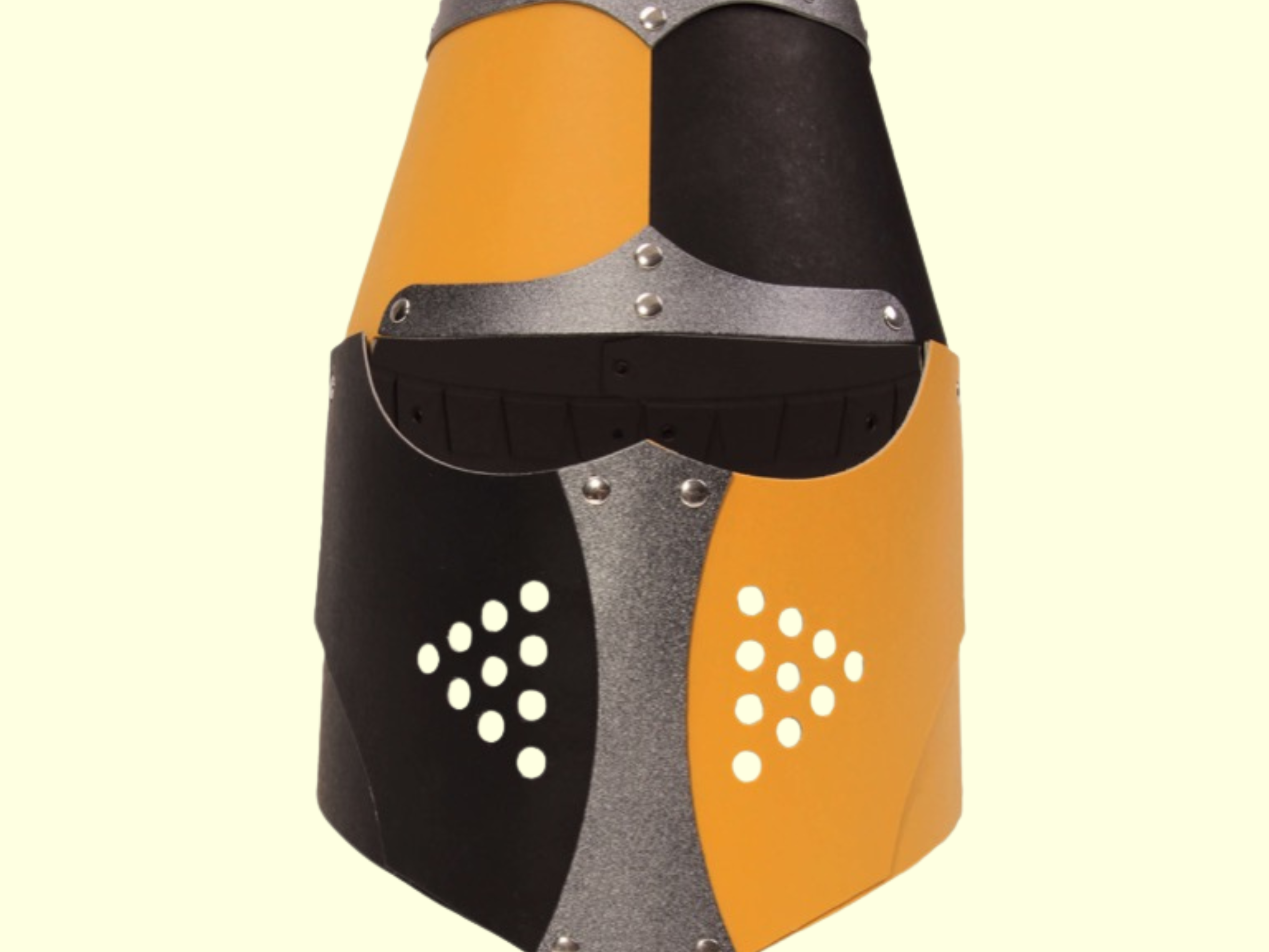 VAH Norman Helmet Yellow and Black