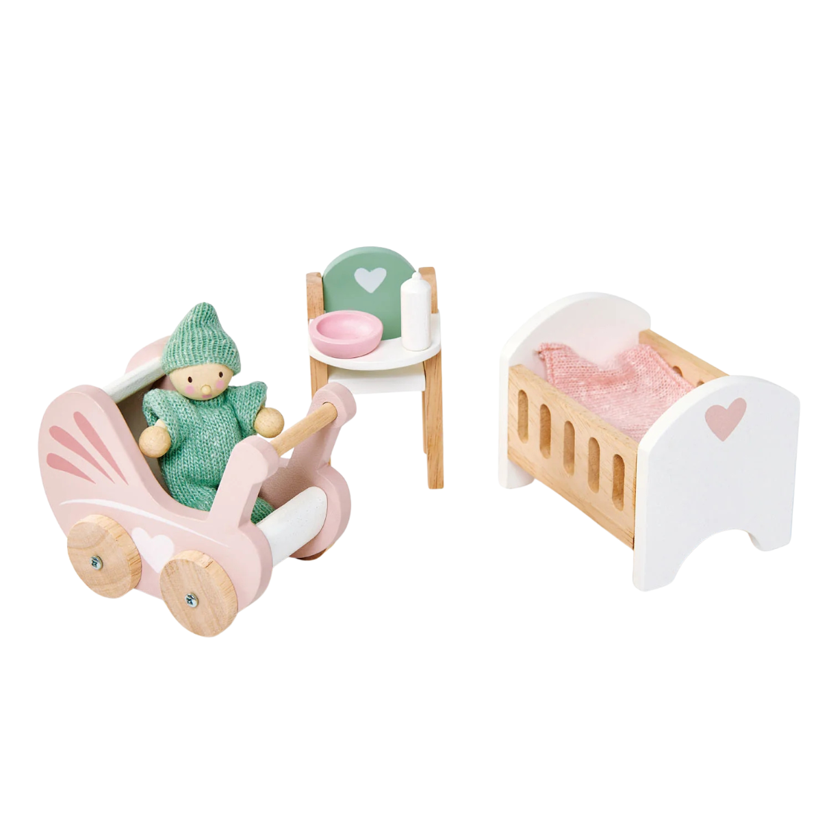 Tender Leaf Dolls House Nursery Furniture Set