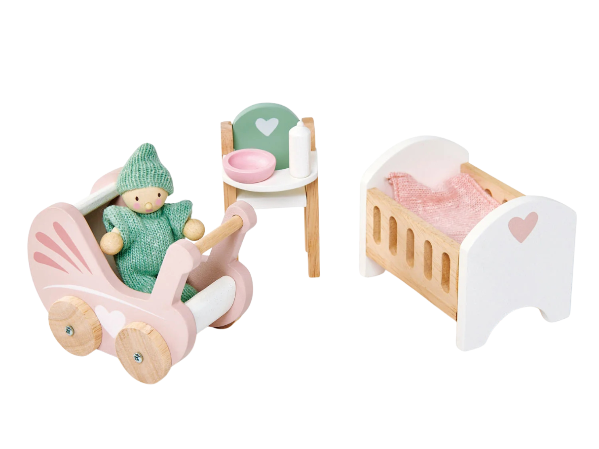 Tender Leaf Dolls House Nursery Furniture Set
