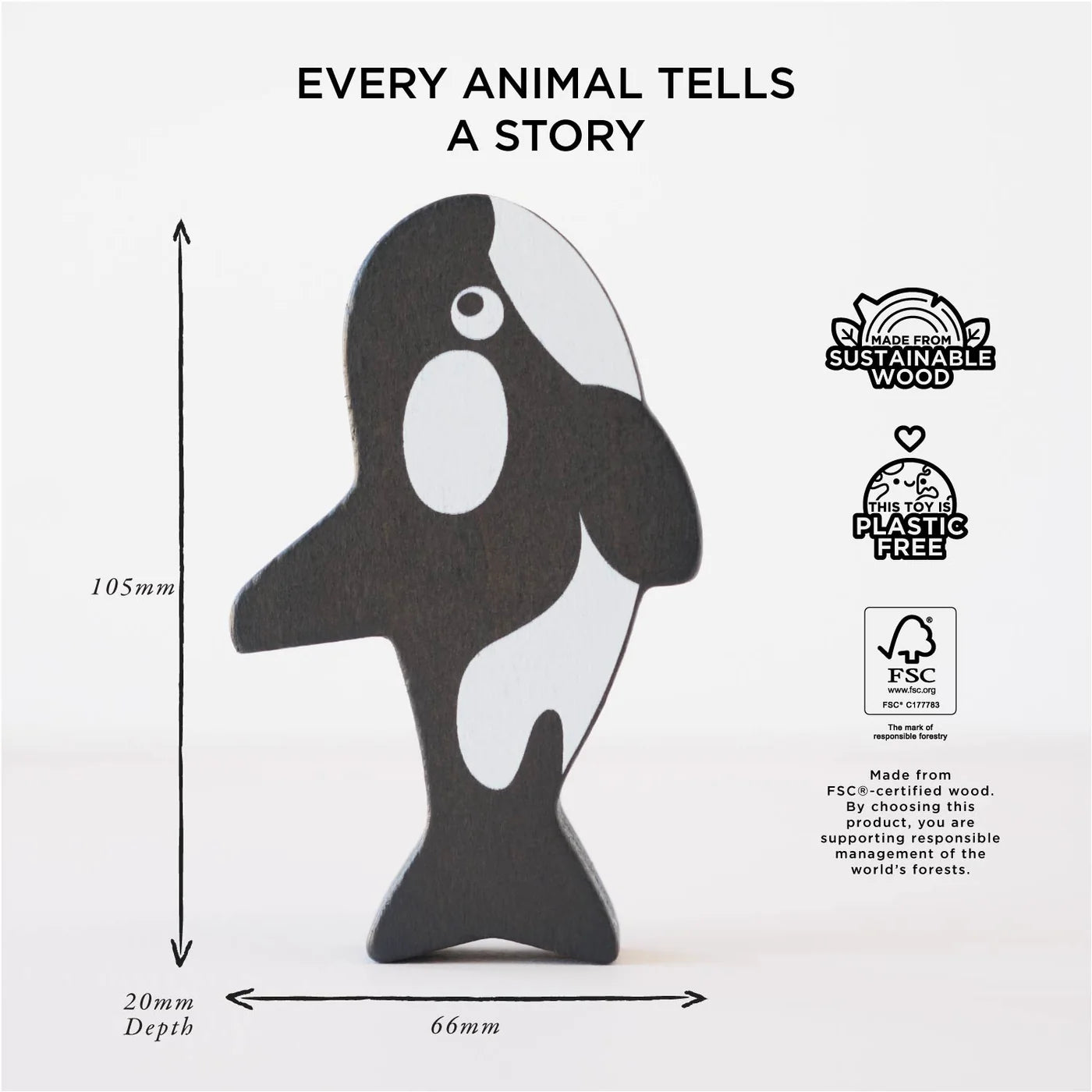 Le Toy Van Ocean Life Stacking Animals