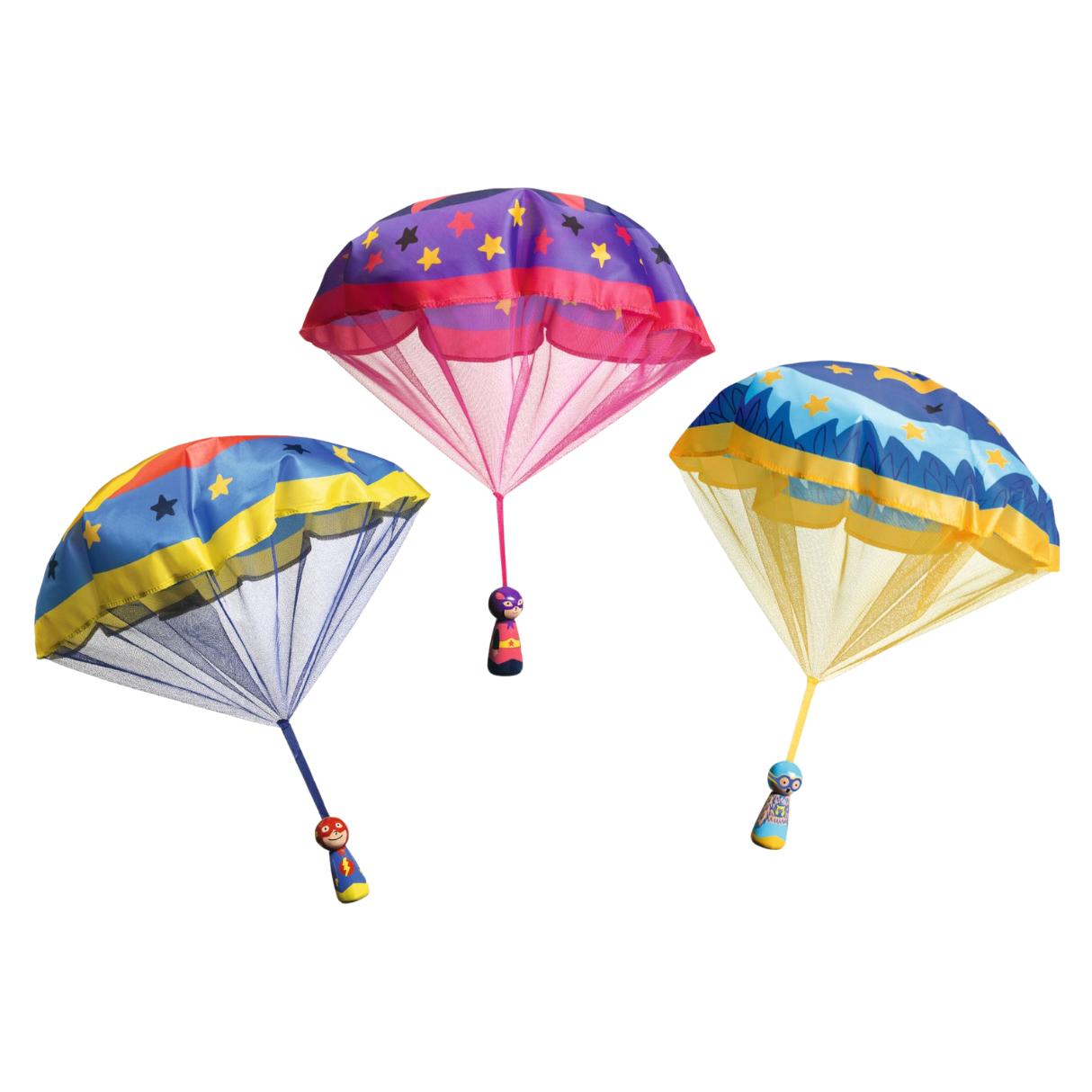 Parachutists Flying Hero