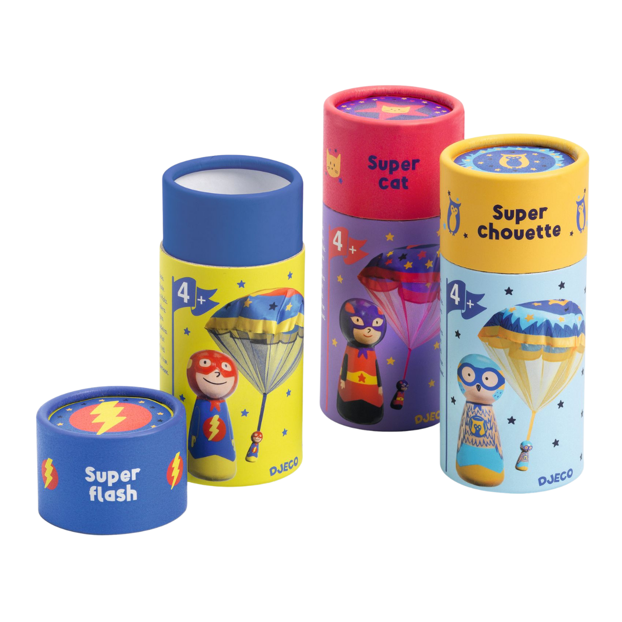 Parachutists Flying Hero