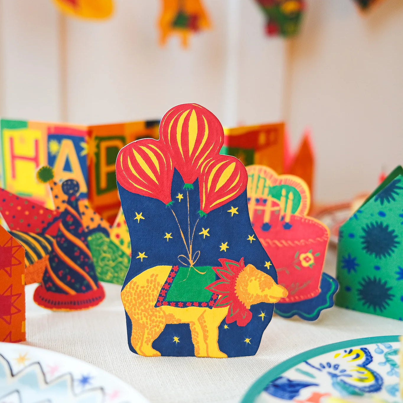 East End Press Party Bear Greeting Card