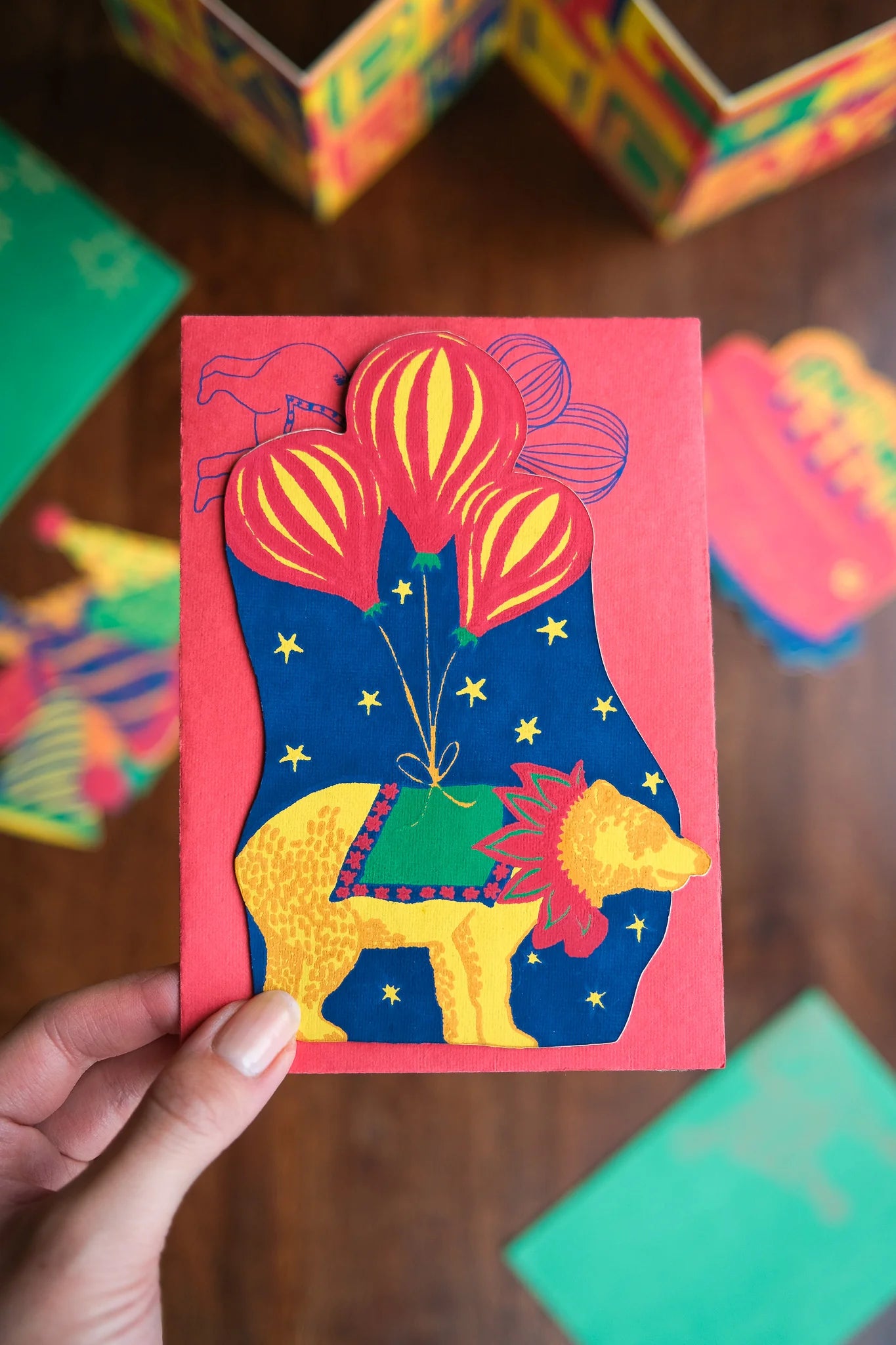 East End Press Party Bear Greeting Card