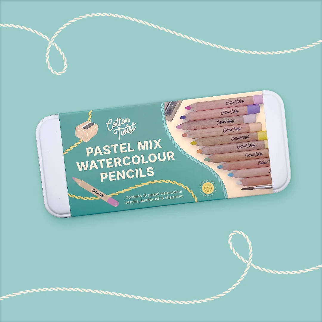 Cotton Twist Pastel Watercolour Pencils