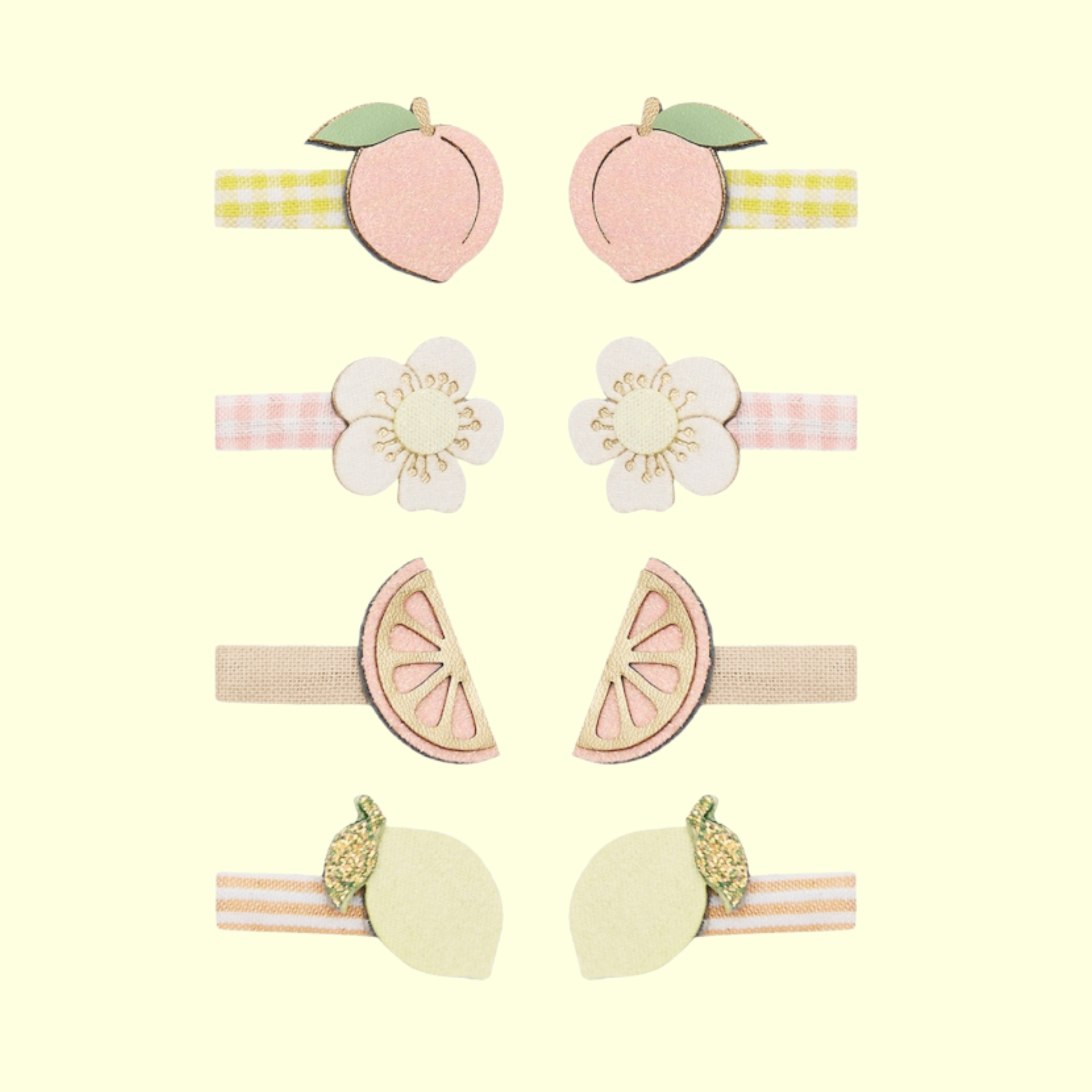 Mimi & Lula Peachy Citrus Mini Clips