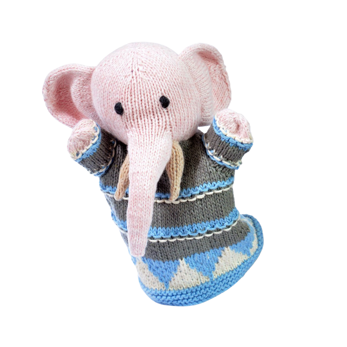 Chunki Chilli Pink Elephant Hand Puppet