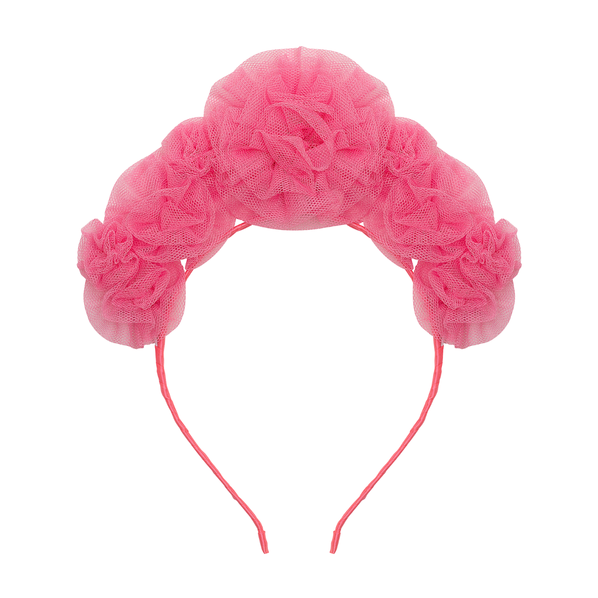 Mimi & Lula Pink Ruffle Flower Headdress