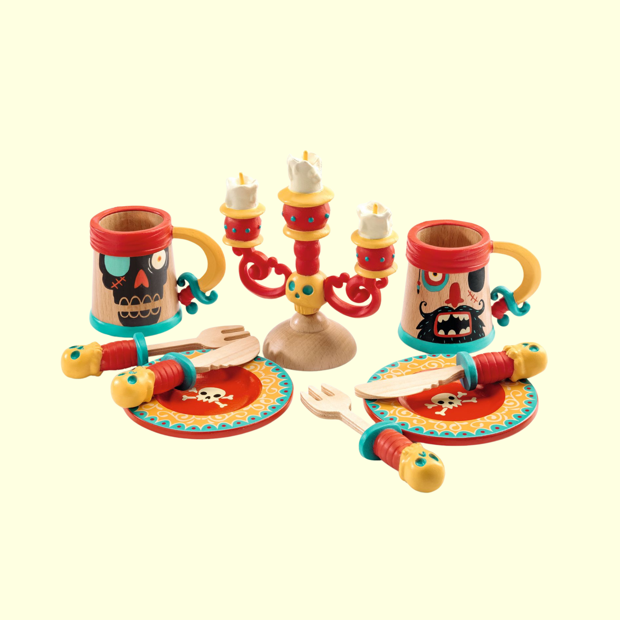 Djeco Pirates Dishes Set