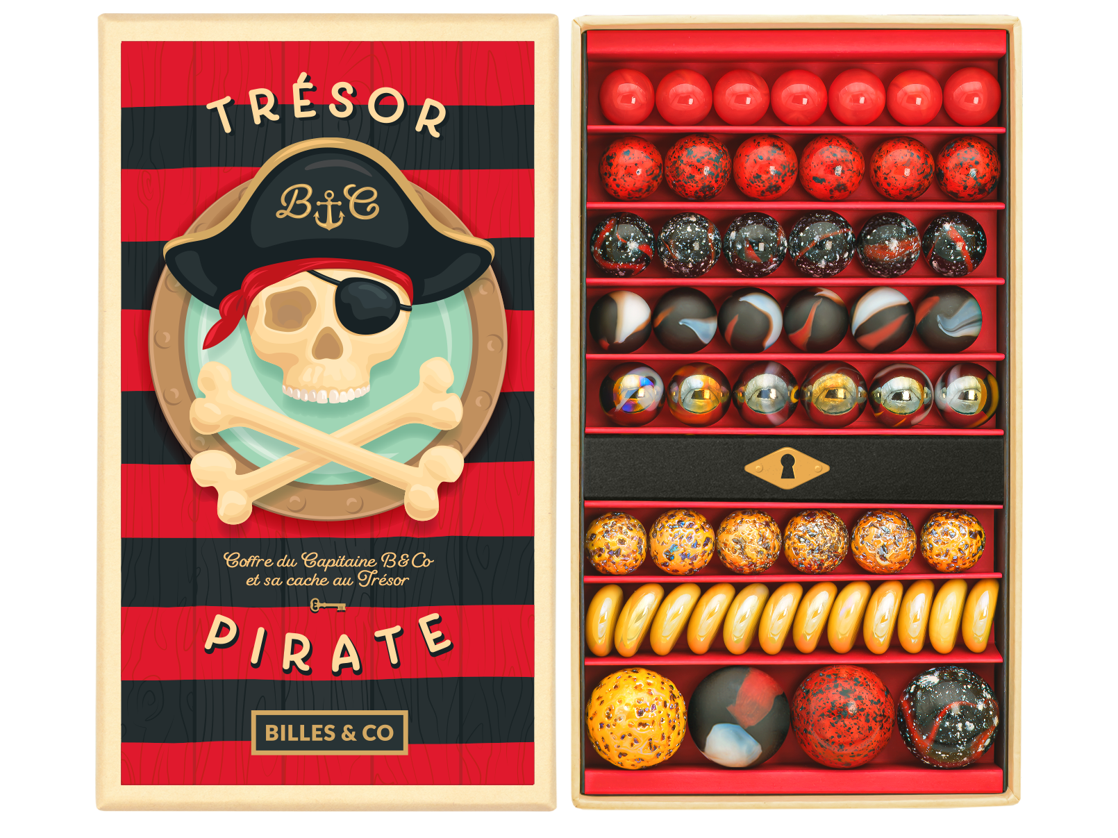 Billes & Co Large Pirate Treasure Box