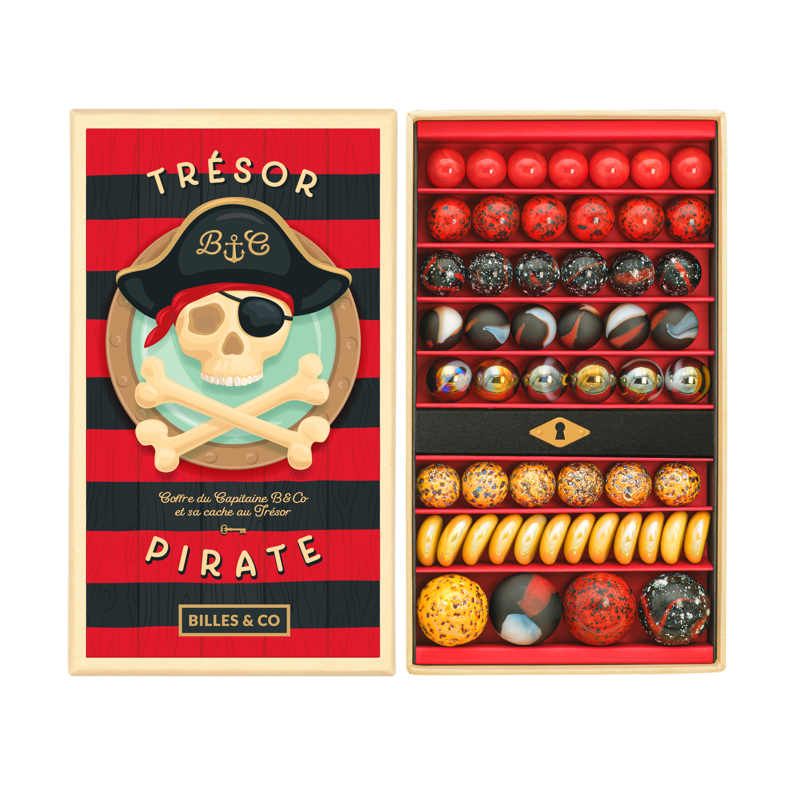 Billes & Co Large Pirate Treasure Box