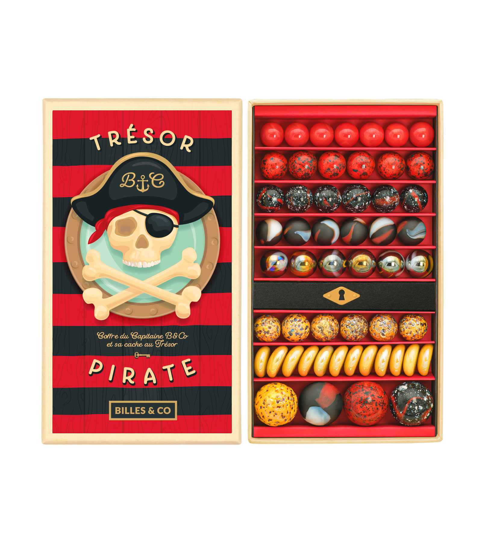 Billes & Co Large Pirate Treasure Box
