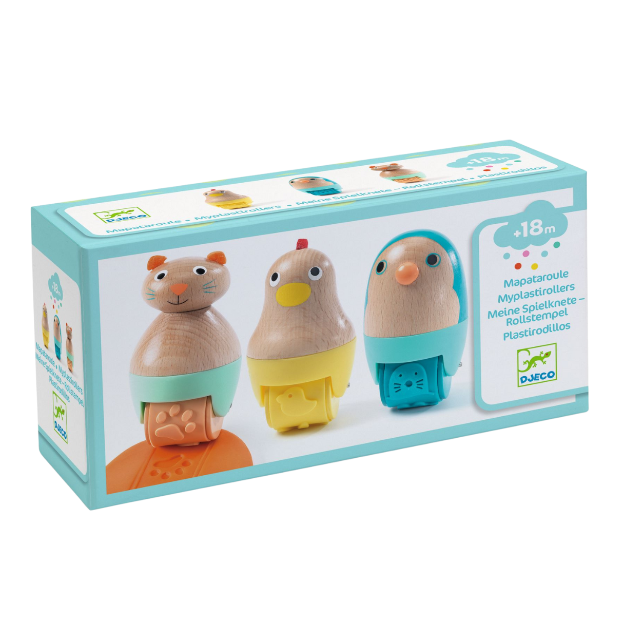 Djeco Plastirollers Play Dough Stamping Kit