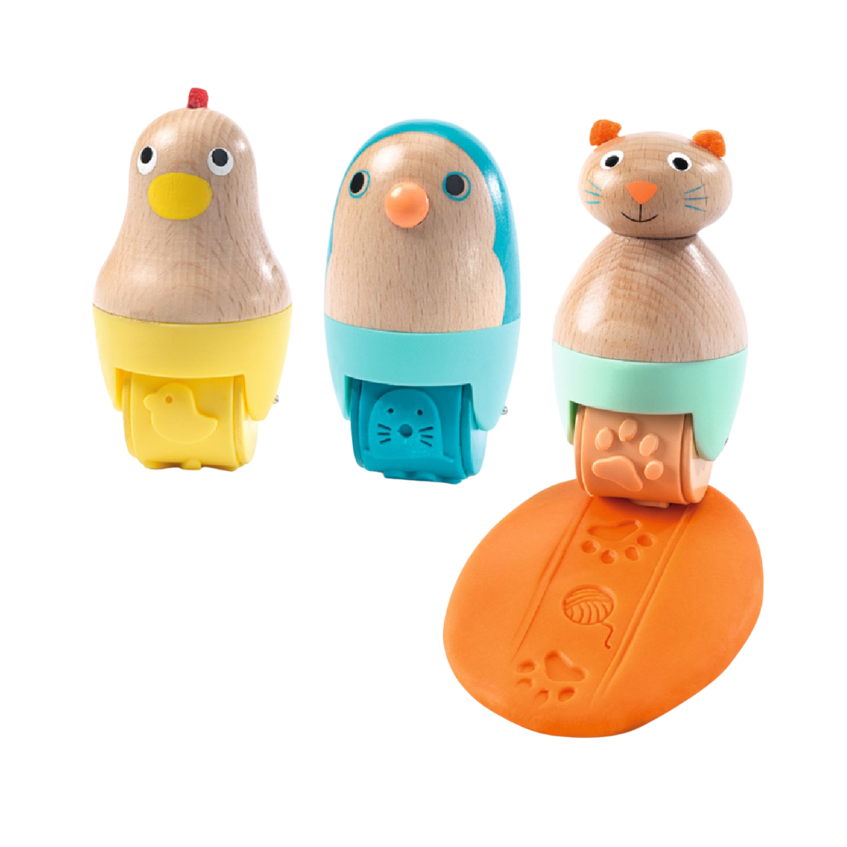 Djeco Plastirollers Play Dough Stamping Kit