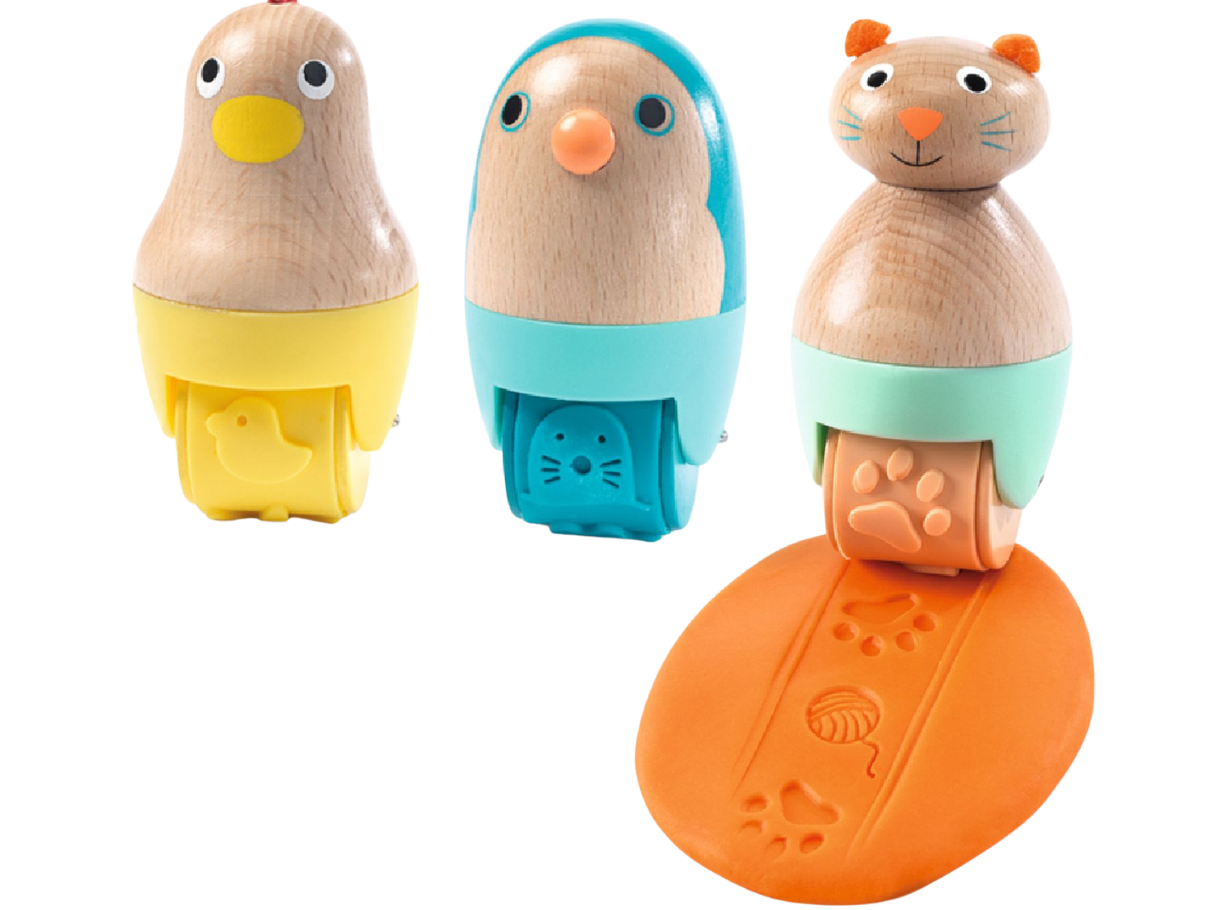 Djeco Plastirollers Play Dough Stamping Kit