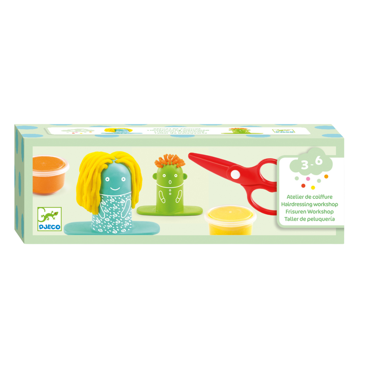 Djeco Play Dough Hairdressing Workshop