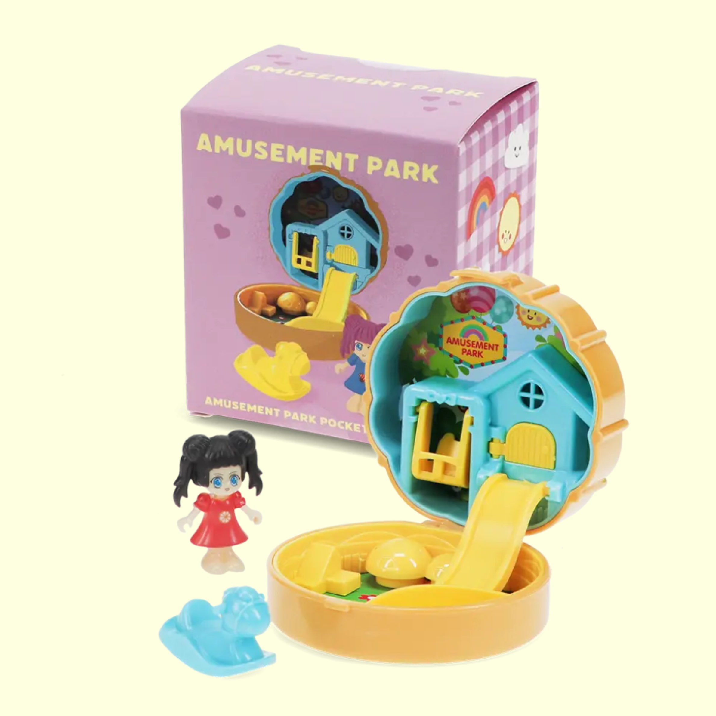 Rex London Little Pocket Playset - Amusement Park