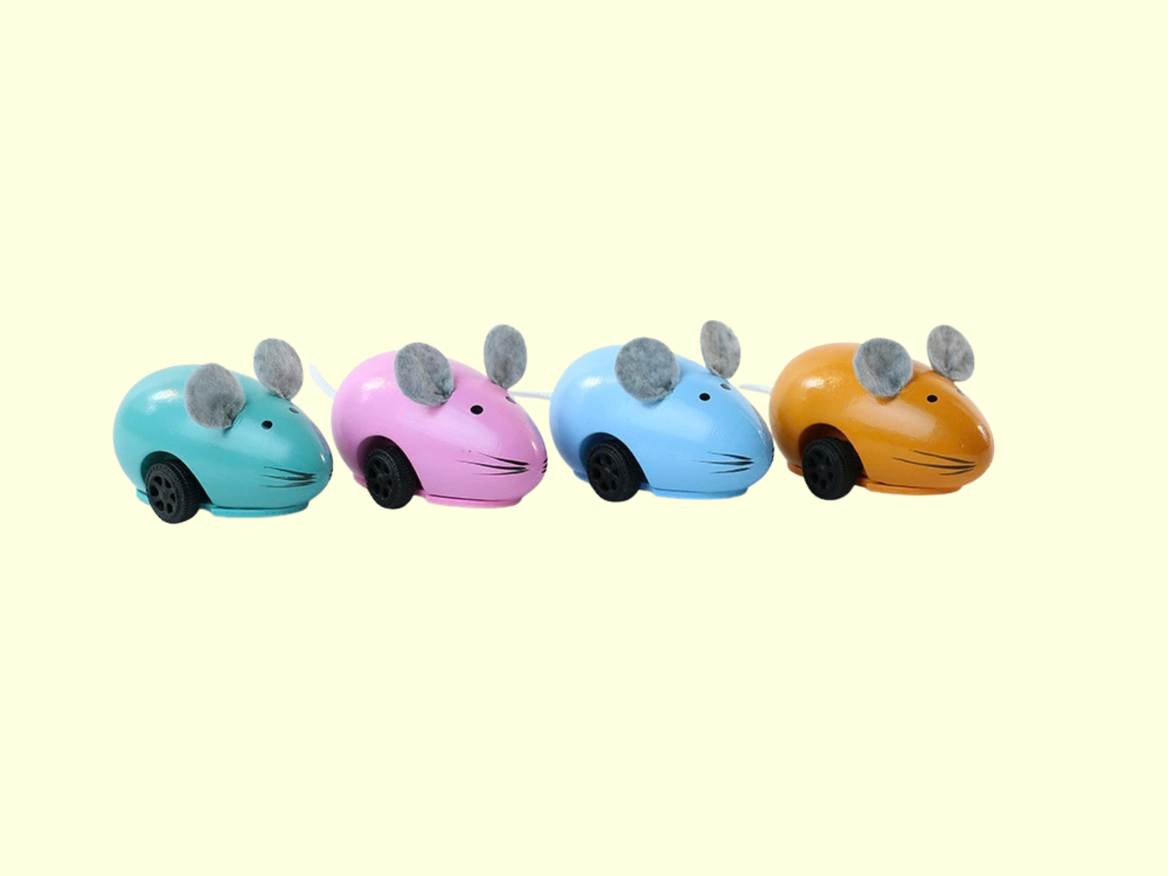 Vilac Wooden Pull Back Mouse