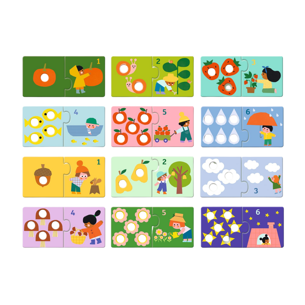 Djeco Puzzle Duo - First Figures