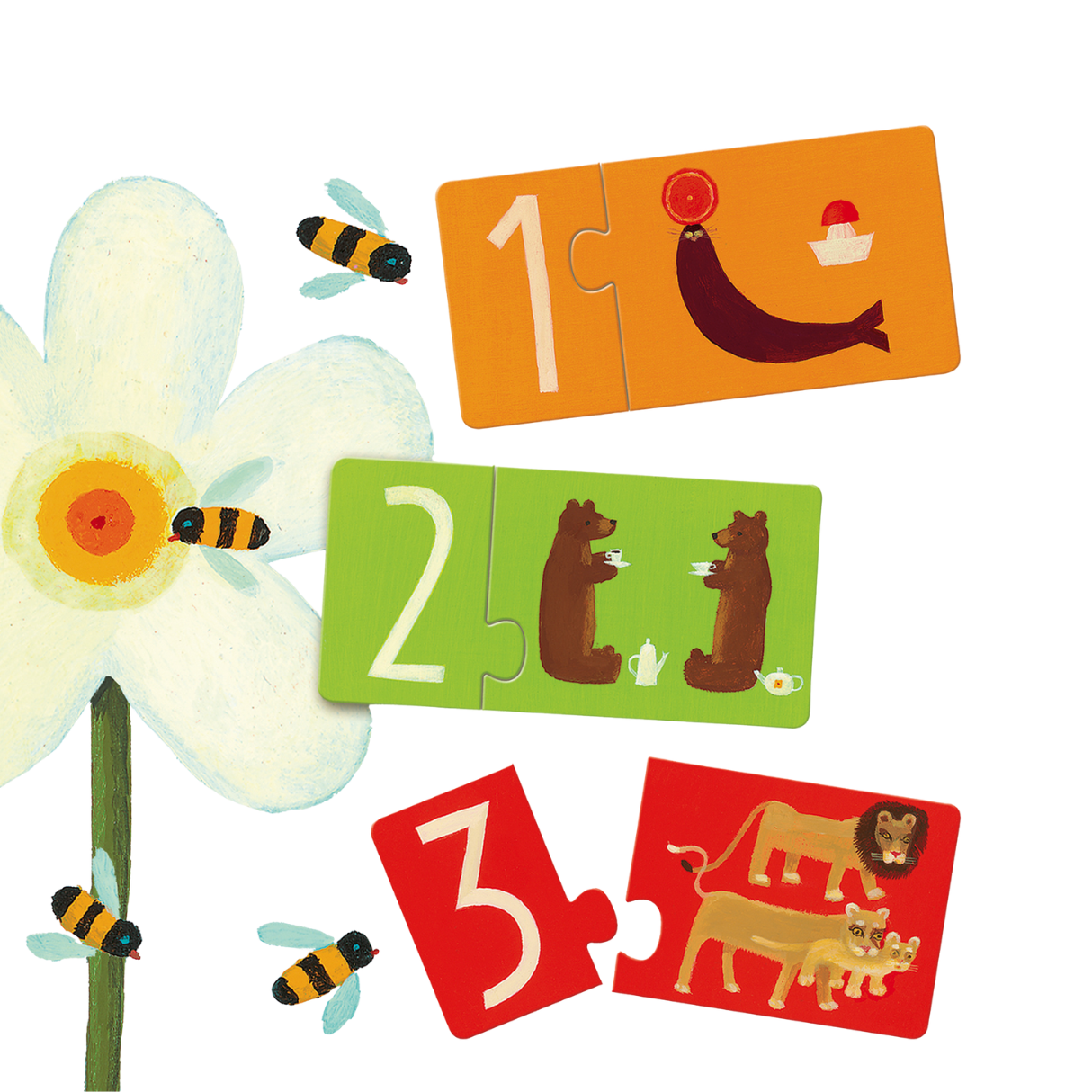 Djeco Puzzle Duo - Numbers