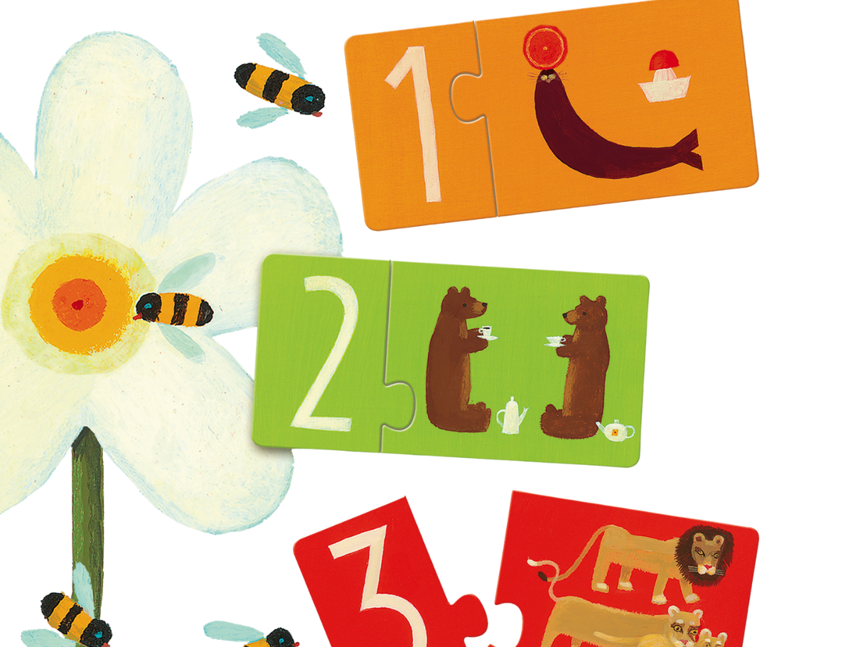 Djeco Puzzle Duo - Numbers