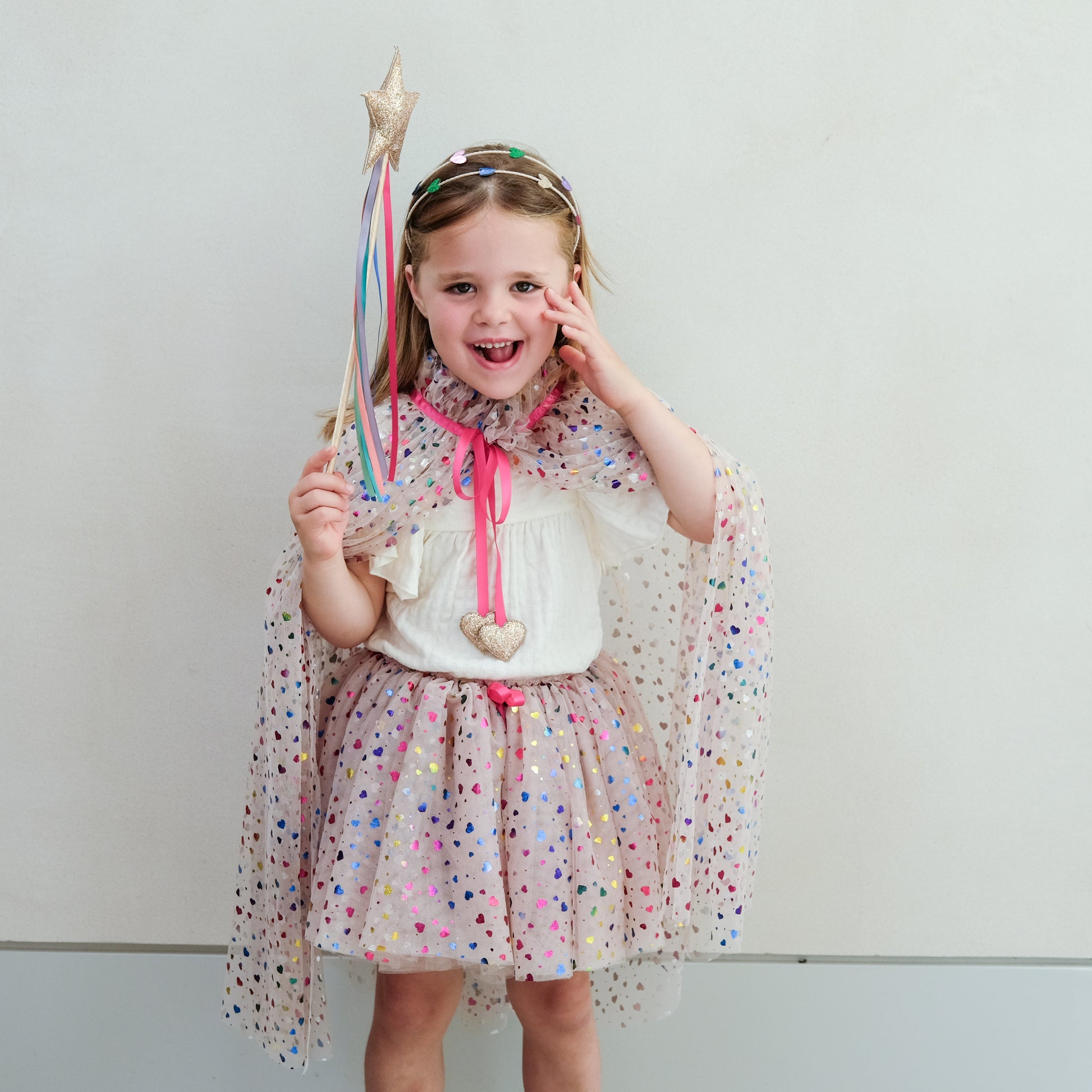 Mimi & Lula Rainbow Hearts Tutu