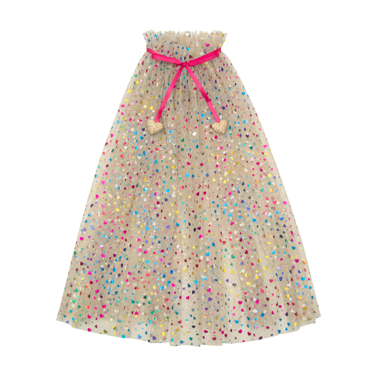 Mimi & Lula Rainbow Hearts Cape