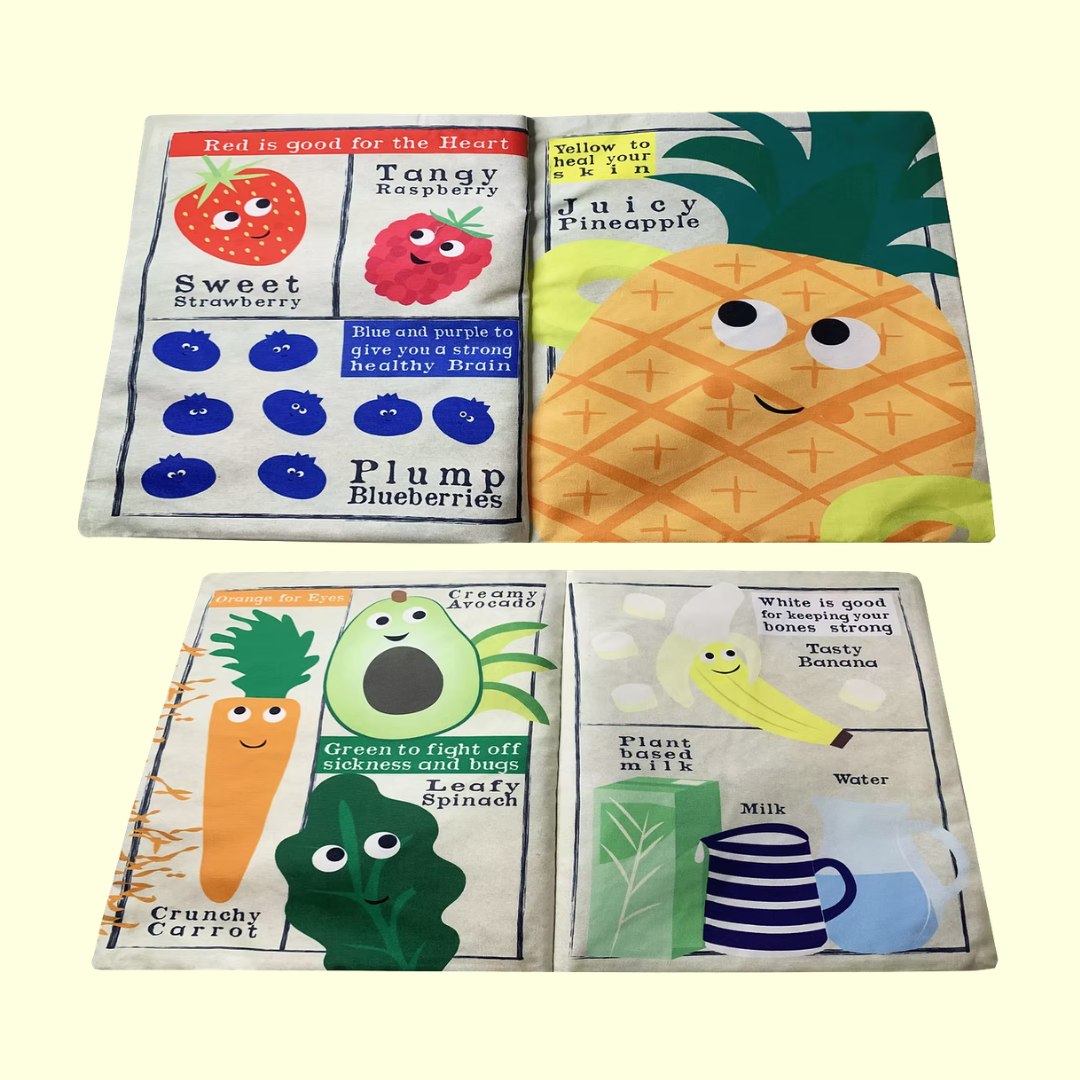 Jo & Nic's Crinkly Cloth Books - Rainbow Smoothie