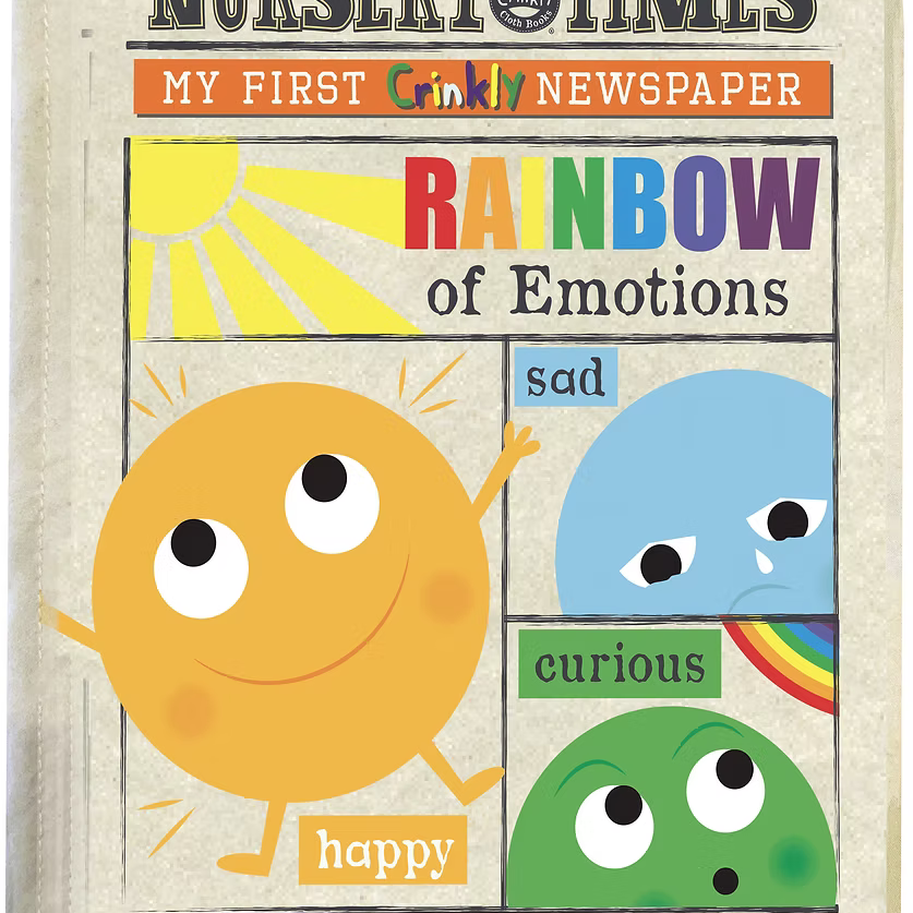 Jo & Nic's Crinkly Cloth Books - Rainbow of Emotions