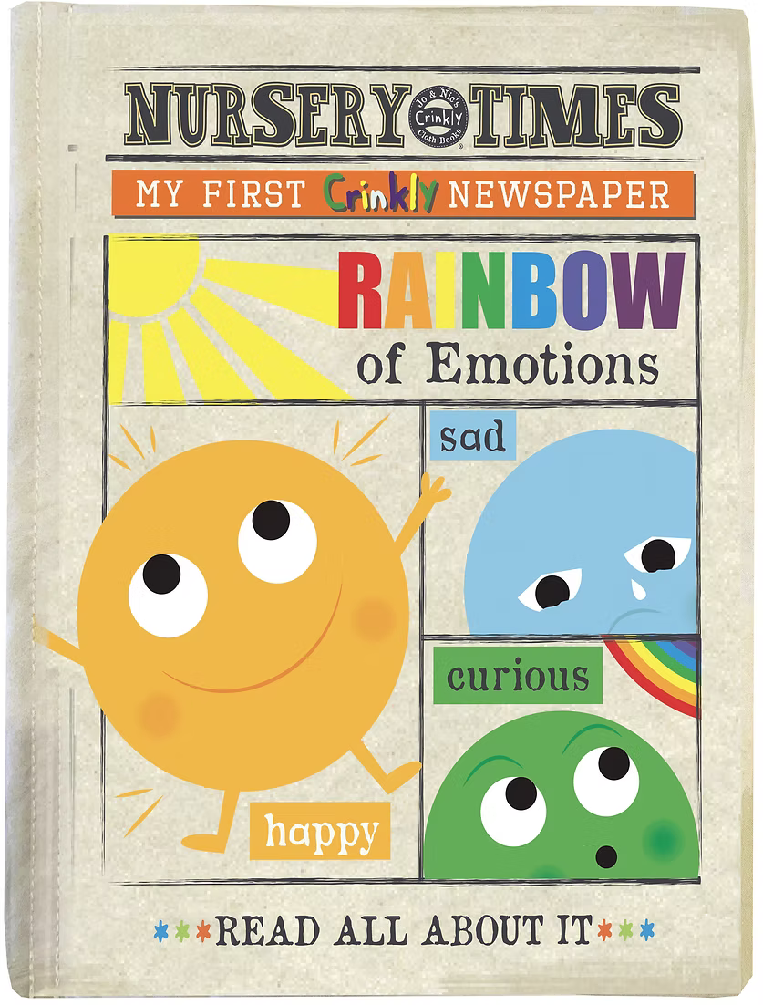 Jo & Nic's Crinkly Cloth Books - Rainbow of Emotions